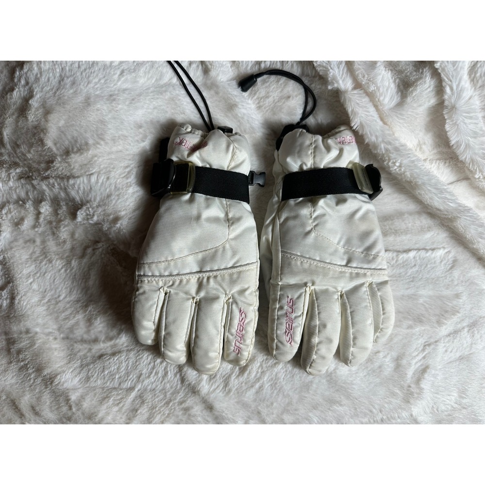Seirus Gore-Tex Waterproof Breathable Snow Gloves Cream Pink Women Small